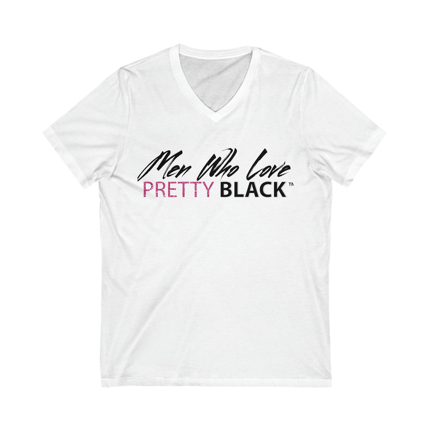 Unisex Jersey Short Sleeve V-Neck Tee