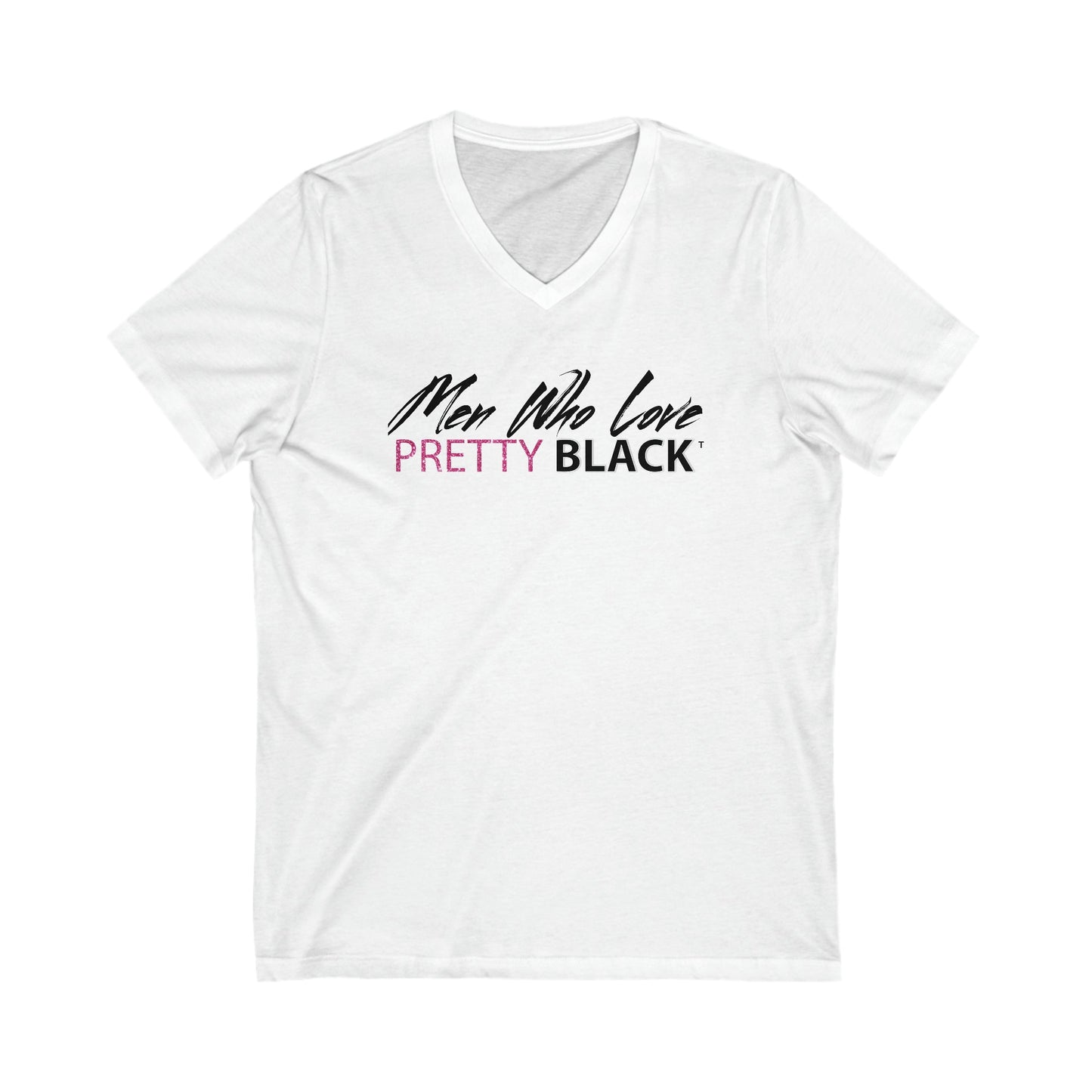 Unisex Jersey Short Sleeve V-Neck Tee