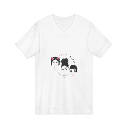 Unisex Jersey Short Sleeve V-Neck Tee