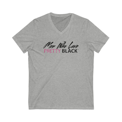 Unisex Jersey Short Sleeve V-Neck Tee